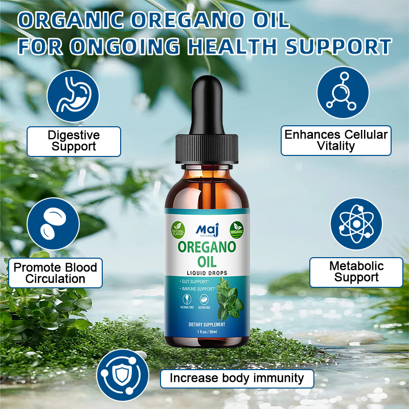 Oregano Oil Drops Factory - Organic Vitamin E Immune