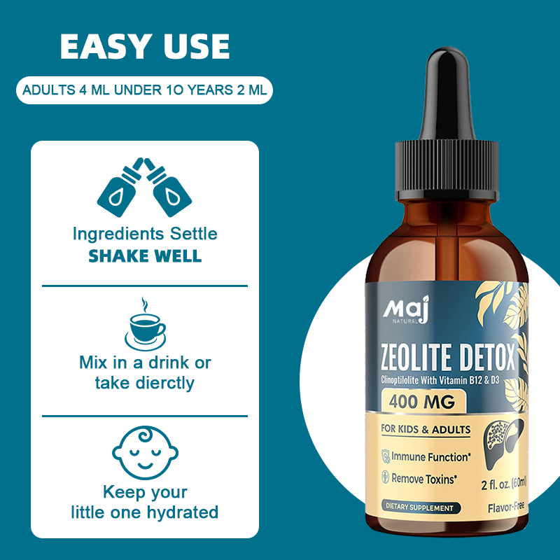 Zeolite Detox Drops Supplier - Custom Kids Adults Heavy Metal