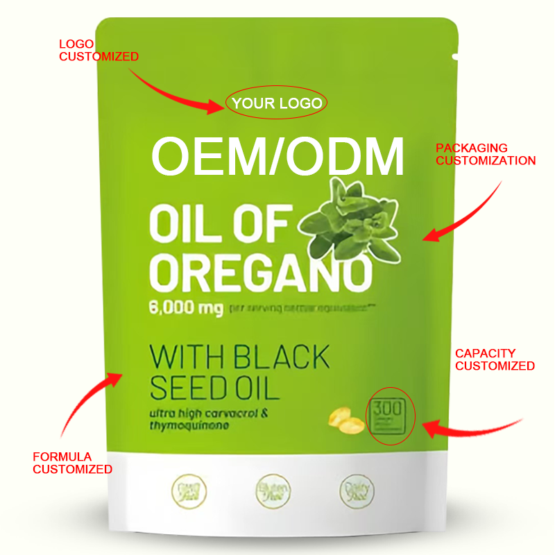 Oregano Oil Capsules Factory - OEM Black Seed Oil Softgels