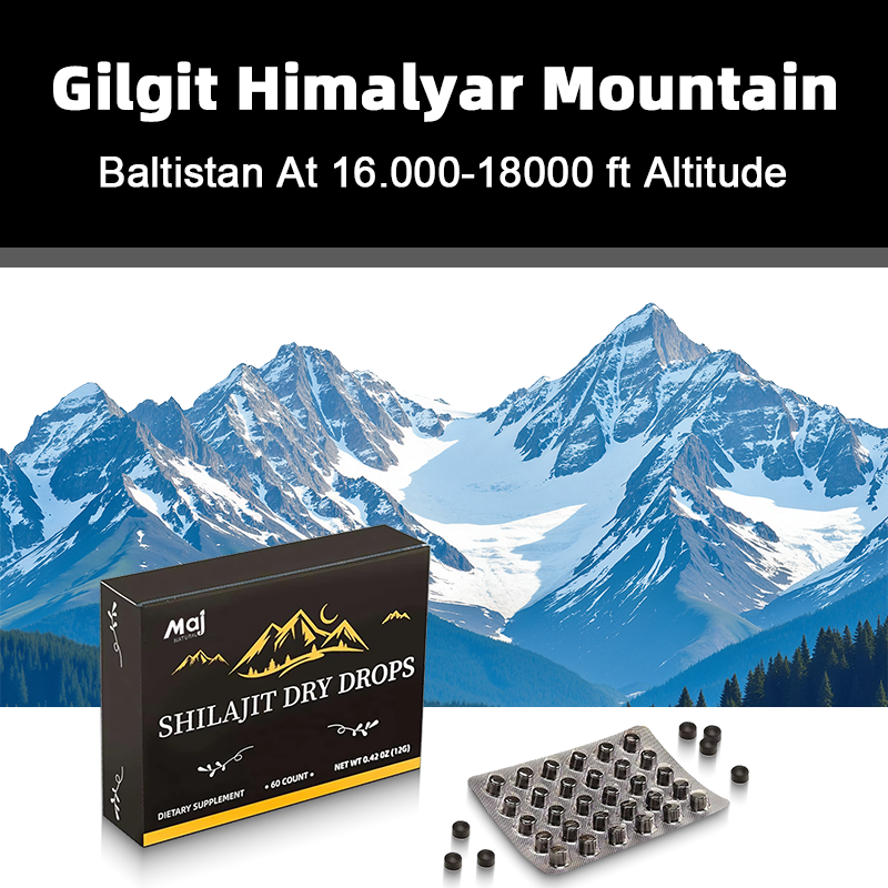 Shilajit Tablet Supplier - Custom Pure Himalayan Dry Drops