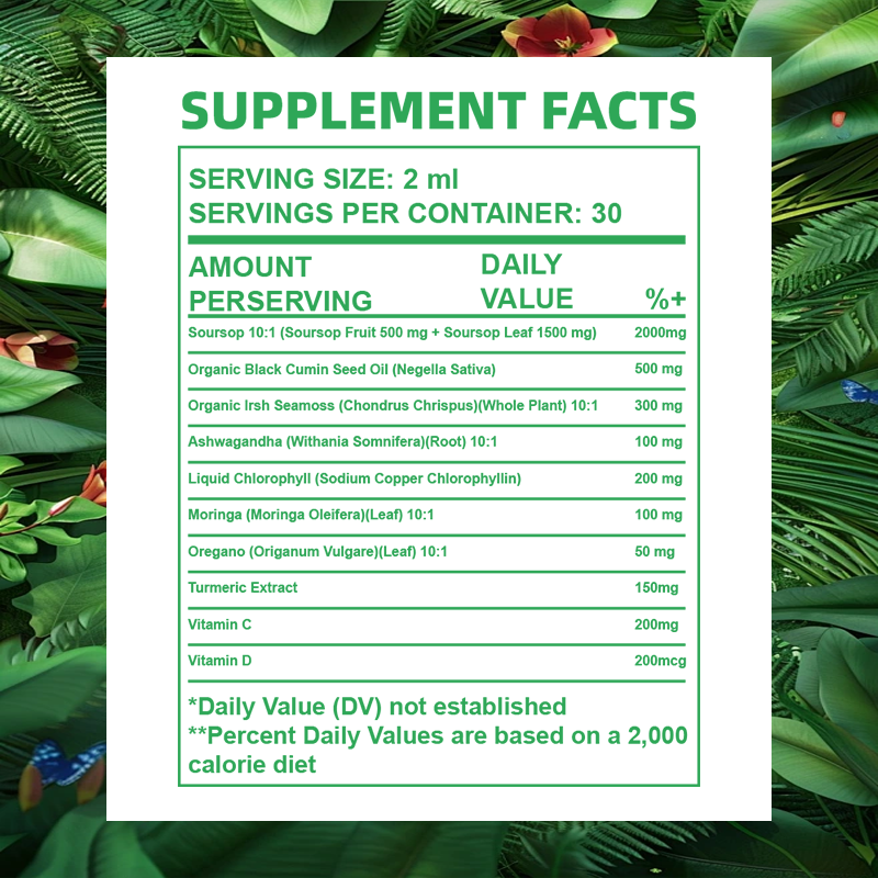 Soursop Extract Drops Supplier - Private Label 10 in 1