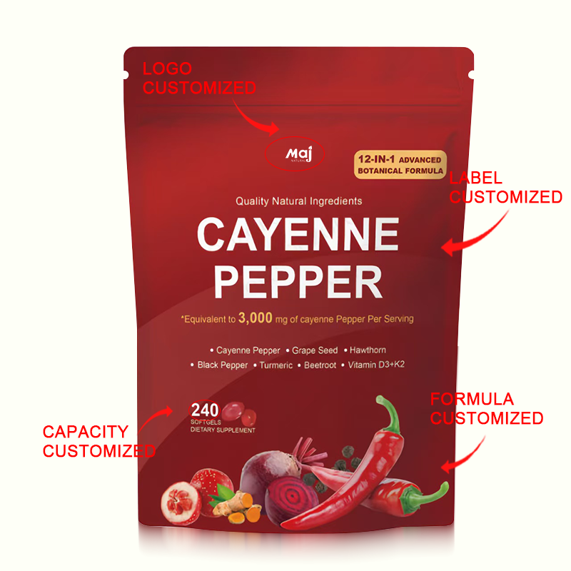 Cayenne Pepper Softgel Supplier - Direct Factory Metabolism