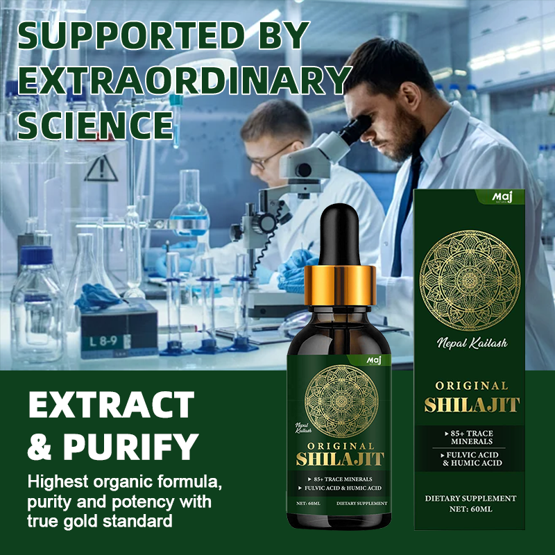 Shilajit Liquid Drops Supplier - Pure Natural Trace Minerals