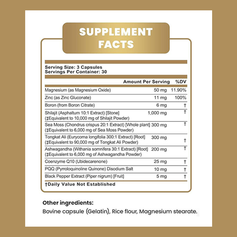 Shilajit Capsules Manufacturer - OEM Fulvic Minerals Complex