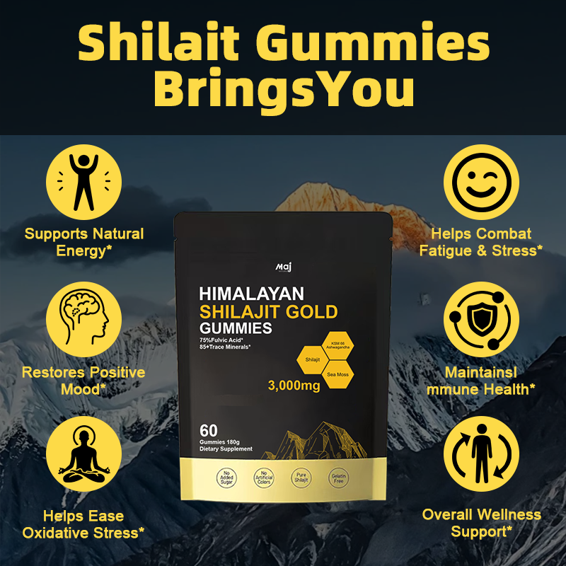 Shilajit Gummies Manufacturer - OEM Micronutrient Supplement