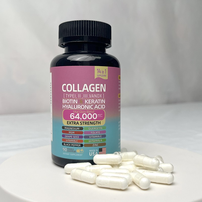 Collagen Pills Manufacturer - Multi Type Peptides Biotin Keratin