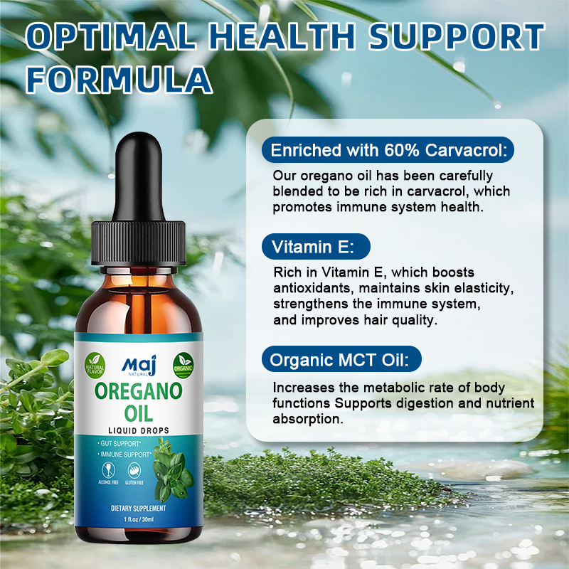 Oregano Oil Drops Factory - Organic Vitamin E Immune