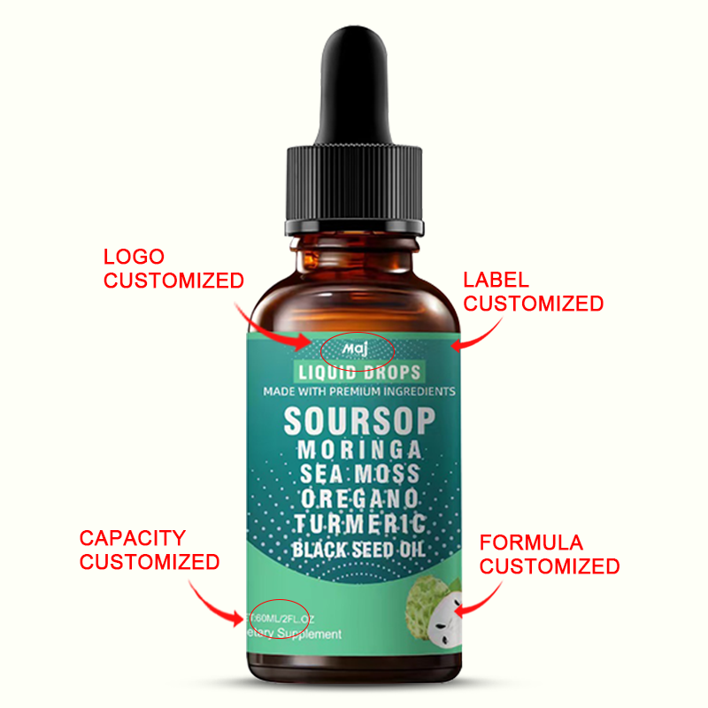 Soursop Extract Drops Supplier - Private Label 10 in 1
