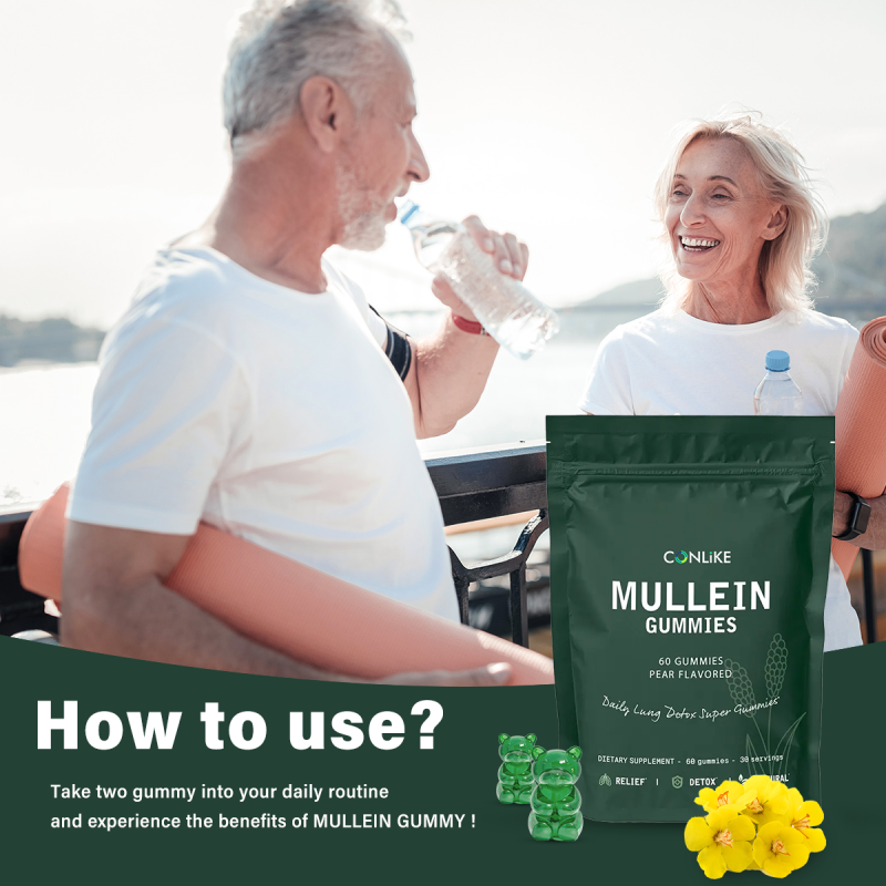 Respiratory Health Gummies Supplier - 1000mg Mullein Leaf Extract