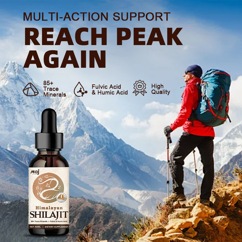 Shilajit Liquid Drops Factory - ODM 85 Trace Minerals Energy