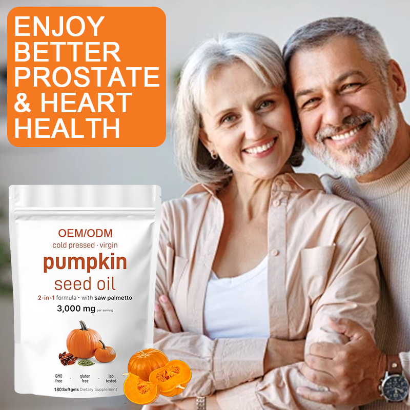 Pumpkin Seed Oil Softgels Manufacturer - OEM Saw Palmetto Cold Pressed
