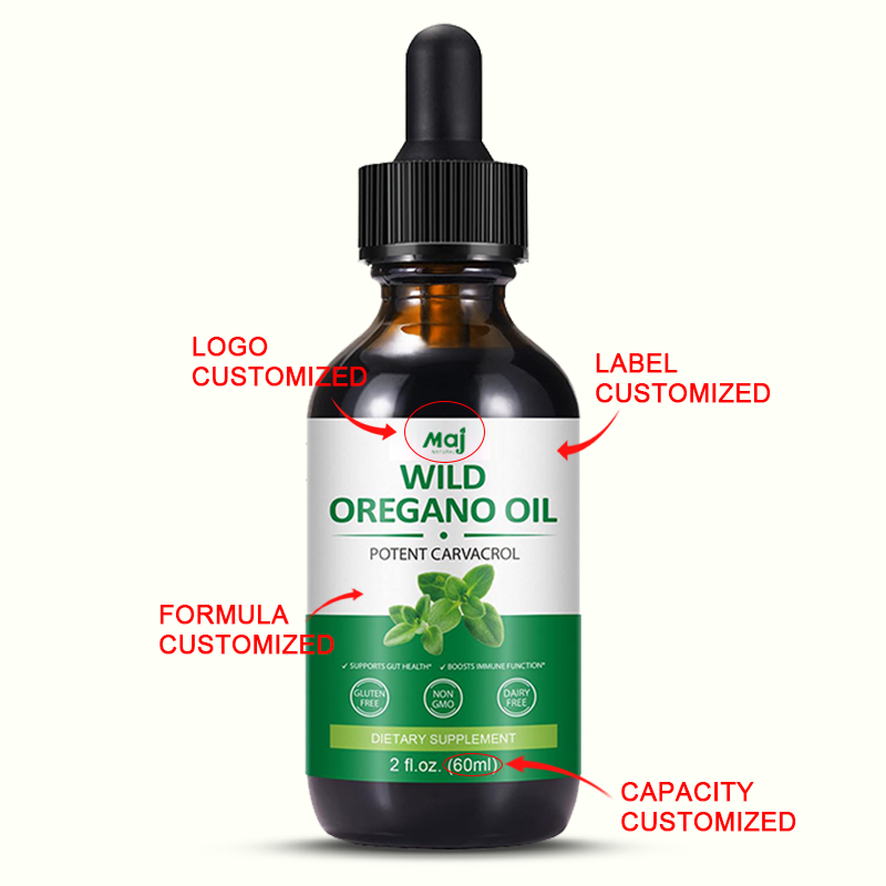 Oregano Oil Drops Factory - Organic 60% Carvacrol Heart