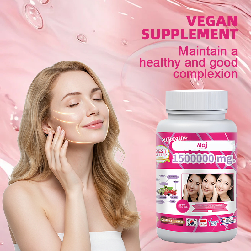 L-Glutathione Capsules Supplier - OEM 1500000mg Skin Whitening