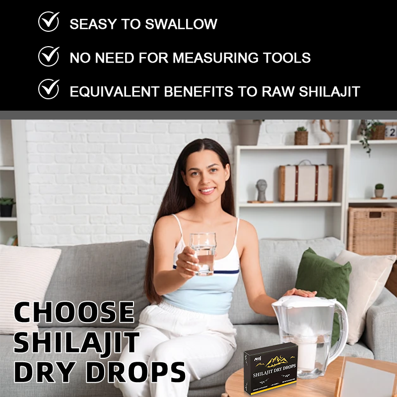 Shilajit Dry Drops Manufacturer - OEM 60 Tablets Metabolism