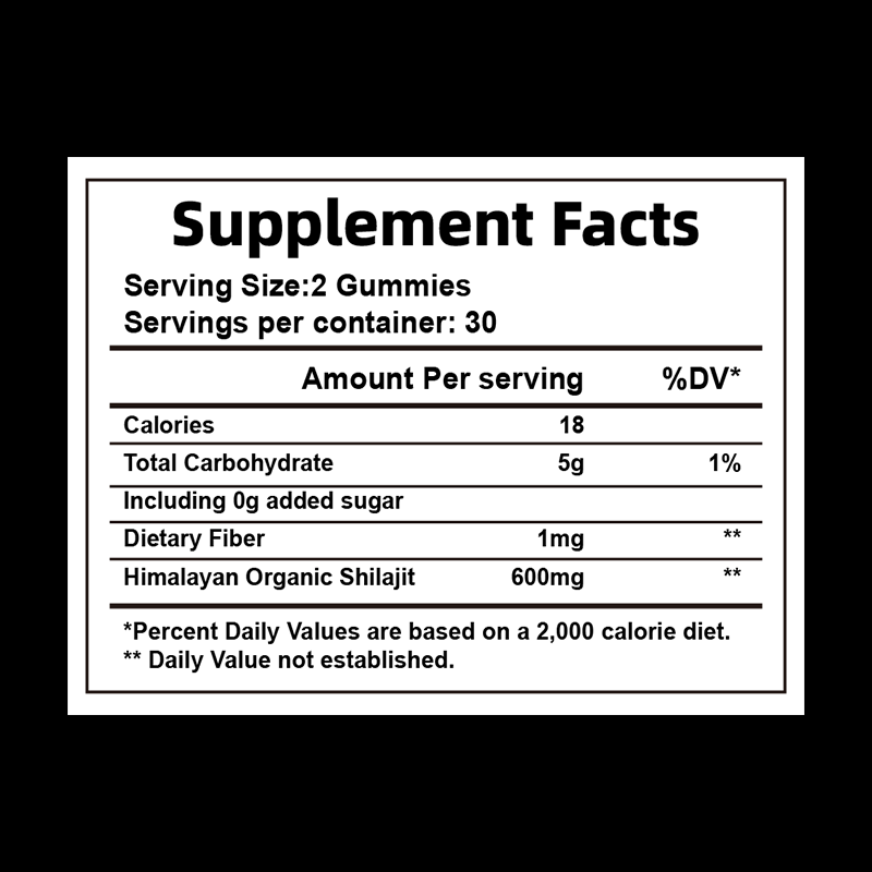 Shilajit Gummies Supplier - Herbal Natural Pure Himalayan