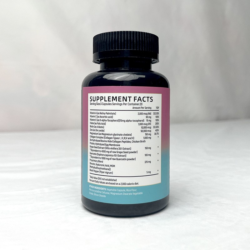 Collagen Capsules Supplier - Booster Whitening Skin Nail