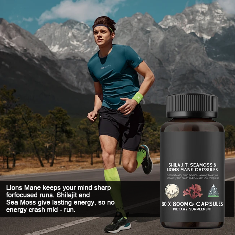 Shilajit Capsules Supplier - Organic Sea Moss Lion Mane