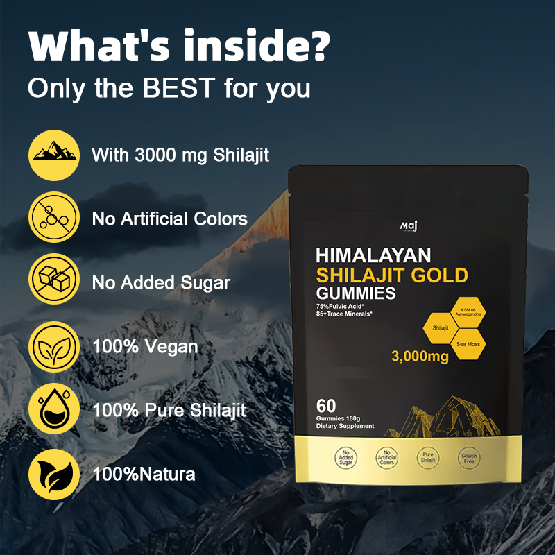 Shilajit Gummies Supplier - Himalayan 60 Wrapped Organic