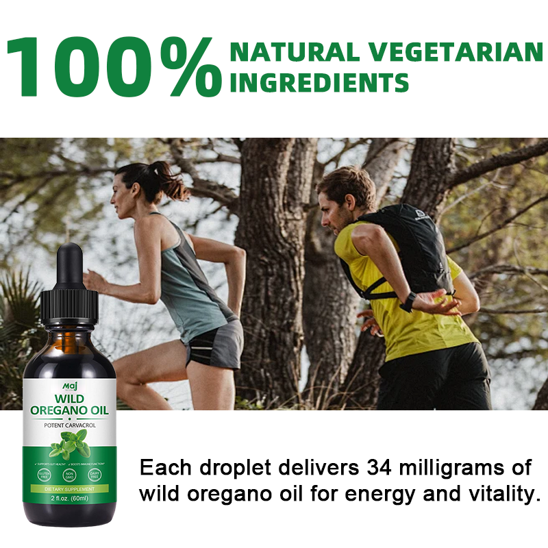 Oregano Oil Drops Factory - Organic 60% Carvacrol Heart