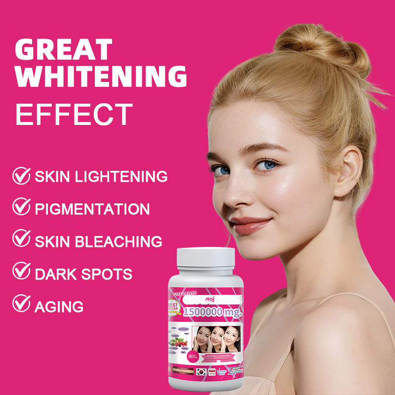 L-Glutathione Capsules Supplier - OEM 1500000mg Skin Whitening
