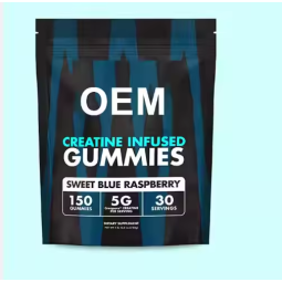 Creatine Gummies Manufacturer - OEM Blue Raspberry 5g