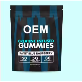 Creatine Gummies Manufacturer - OEM Blue Raspberry 5g