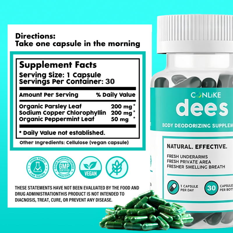 Chlorophyll Capsules Manufacturer - Deodorizing Supplements Best Price