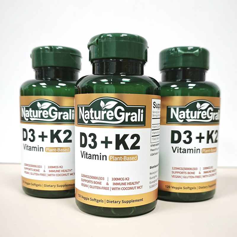 Vitamin D3 K2 Softgel Supplier - Wholesale MK7 Vegan 5000iu