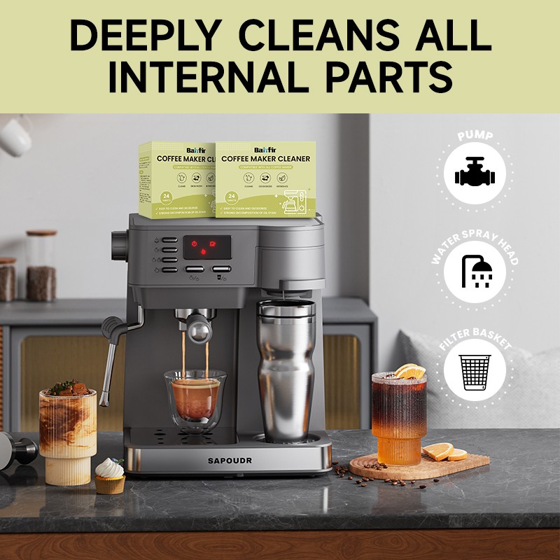 Coffee Maker Cleaner Factory - Descaler Tablets Pot Espresso