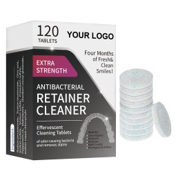 Denture Cleaner Tablets Factory - 6 Piece Set Retainer Mouthguard