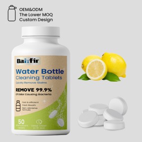 Glass Bottle Cleaner Supplier - Descaler Tablet Stain Odor Removal