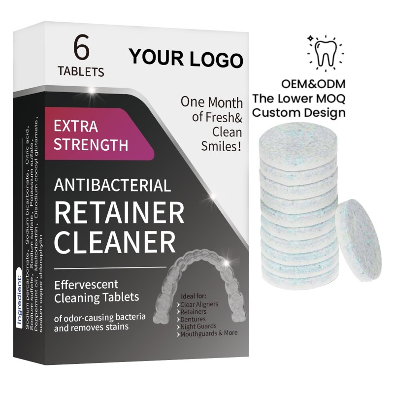 Denture Cleaner Tablets Supplier - Natural Odor Plaque Removal