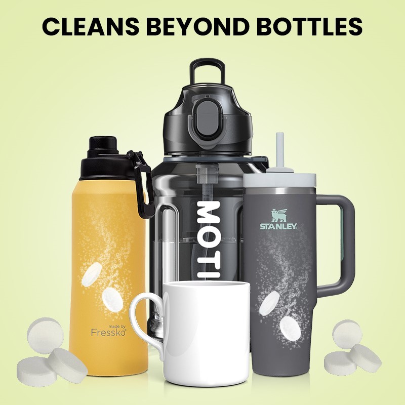 Water Bottle Cleaner Factory - Stainless Steel Tumbler Stain Remover