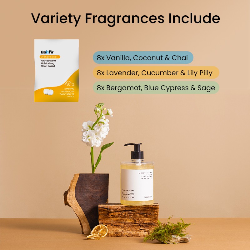 Hand Soap Tablets Manufacturer - Foaming Refill Kit Glass Bottle