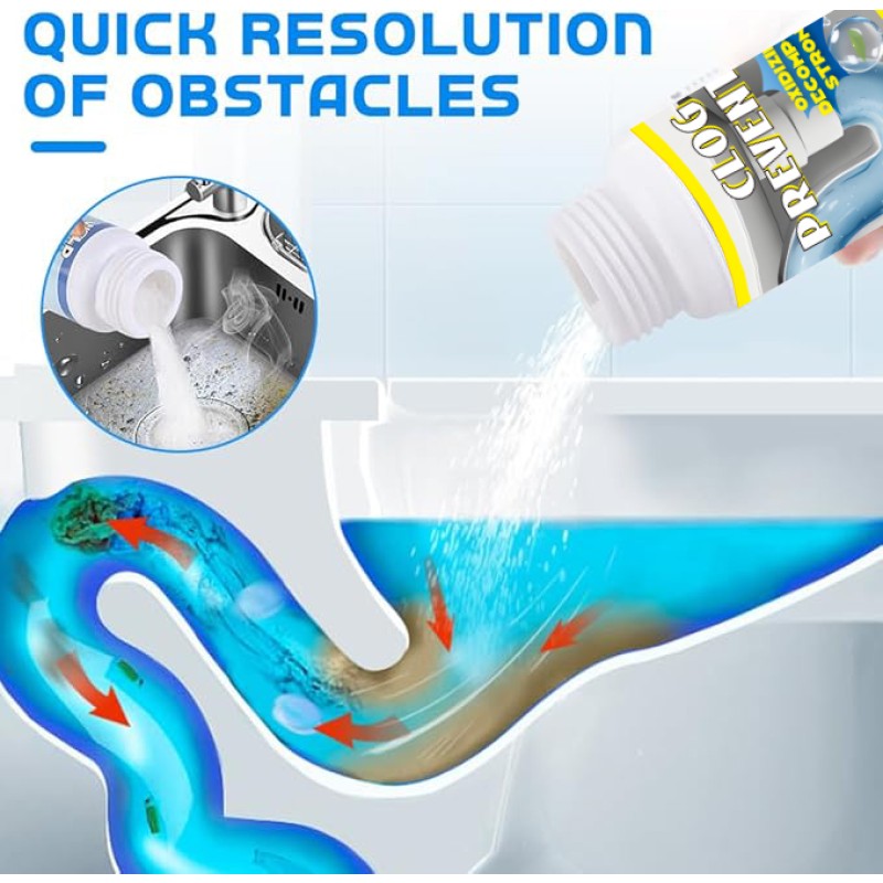 Sink Drain Cleaner Factory - Lemon Scent Pipe Dredging Agent