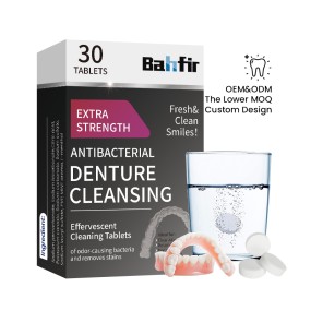 Denture Cleaner Factory - 30pcs Mint Flavor Teeth Whitening