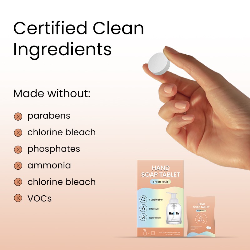Hand Soap Tablets Supplier - Biodegradable Foaming Tablet Kit