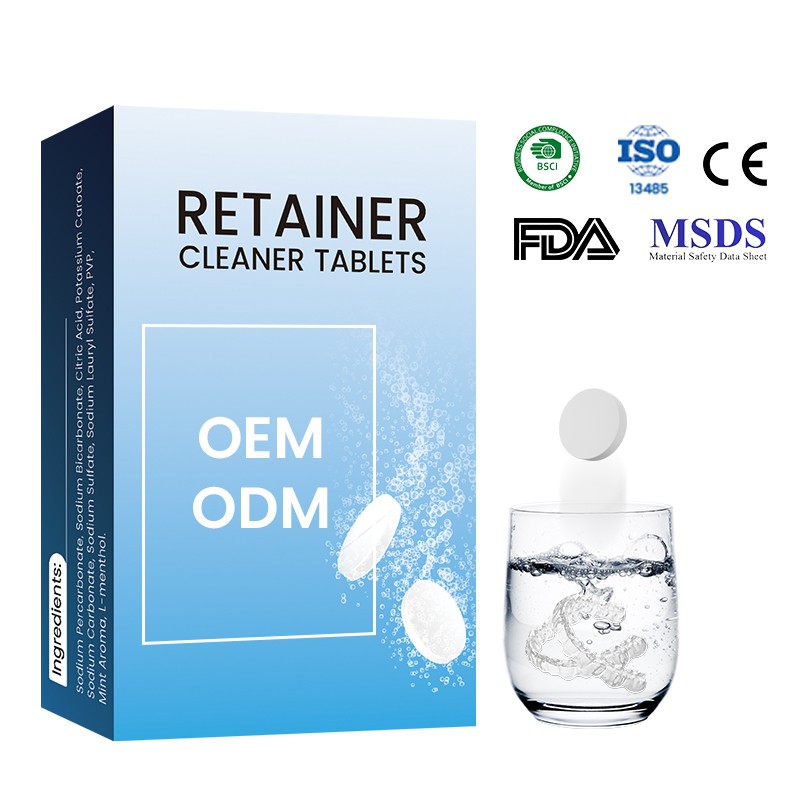 Retainer Cleaner Factory - Mint Flavor Eco Friendly Fluoride Free