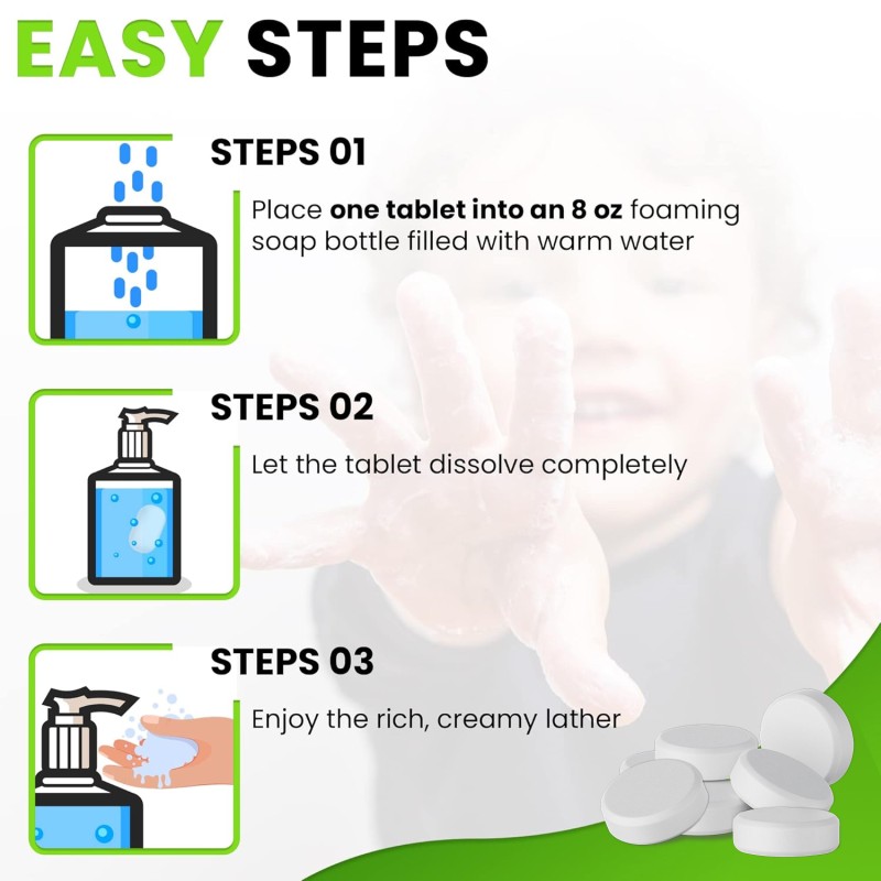 Hand Soap Tablets Factory - Plant Based Variety Scents Refill