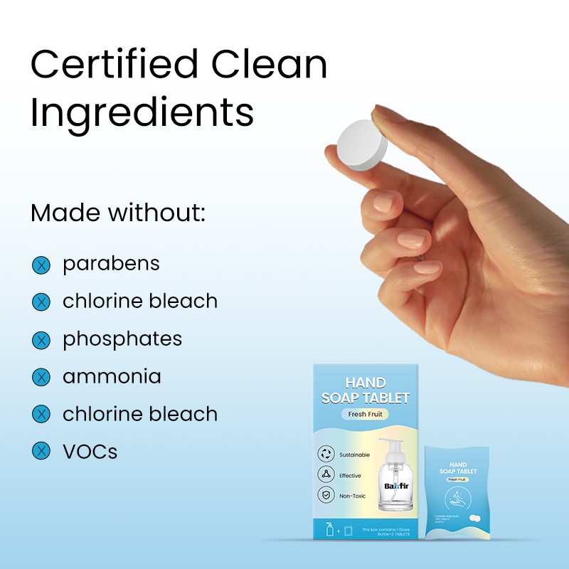 Hand Soap Tablets Factory - Biodegradable Foam Dispenser Tablet