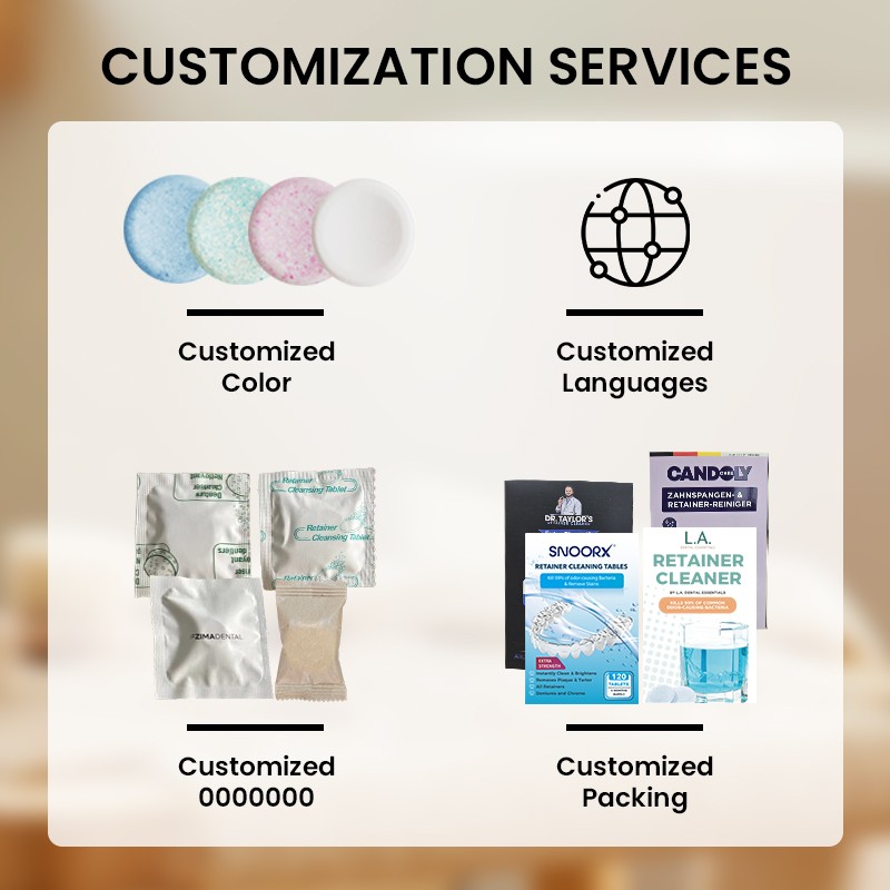 Denture Cleaner Tablets Supplier - Natural Odor Plaque Removal