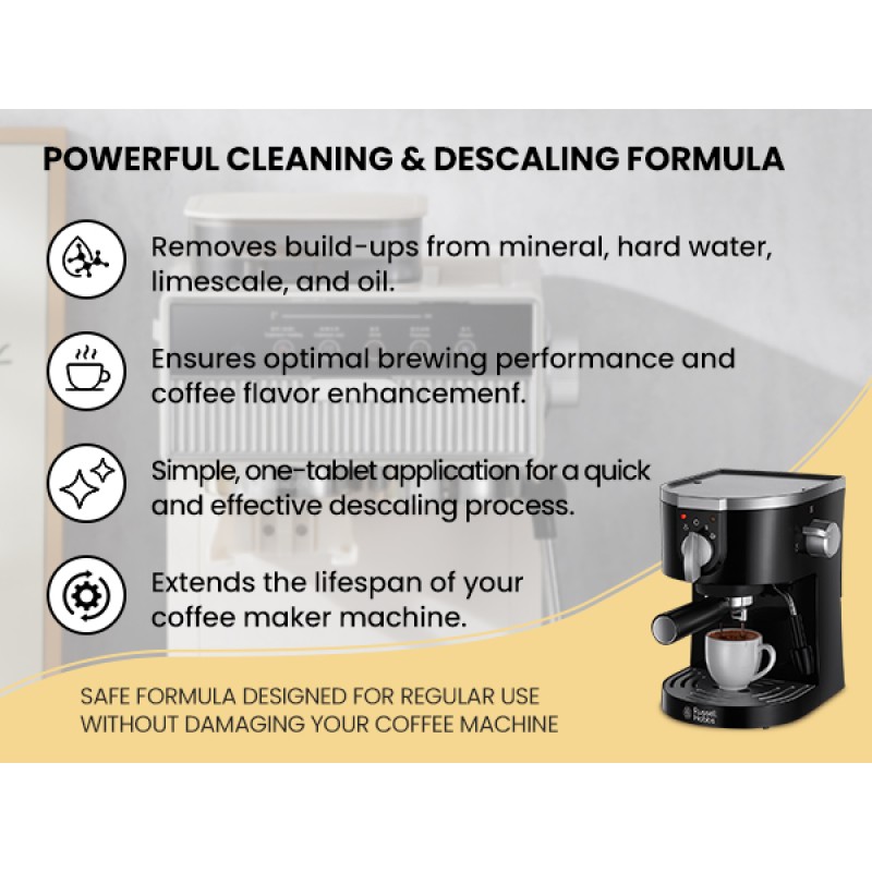 Coffee Maker Tablets Manufacturer - Descaling Oil Removal All Espresso