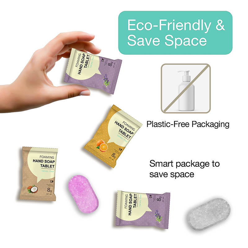 Hand Soap Tablets Manufacturer - Refillable Glass Dispenser 12 Tablets