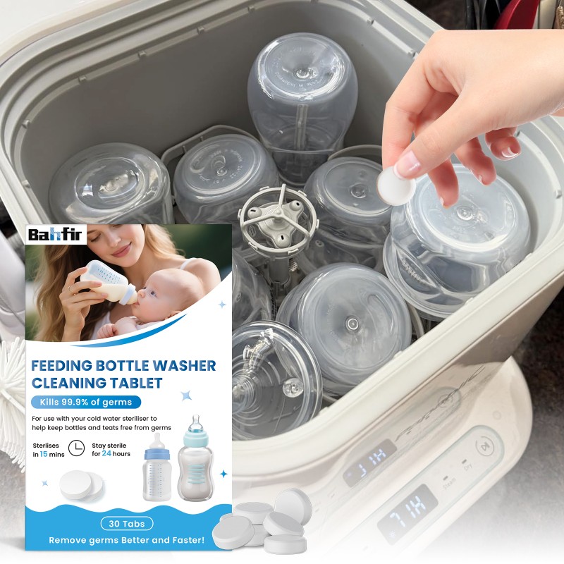Baby Bottle Cleaner Tablets Supplier - Antibacterial Feeding Bottle Washer