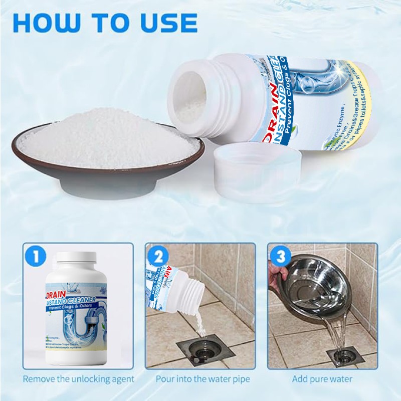Drain Cleaner Manufacturer - Powerful 100g Toilet Bathtub Cleaner