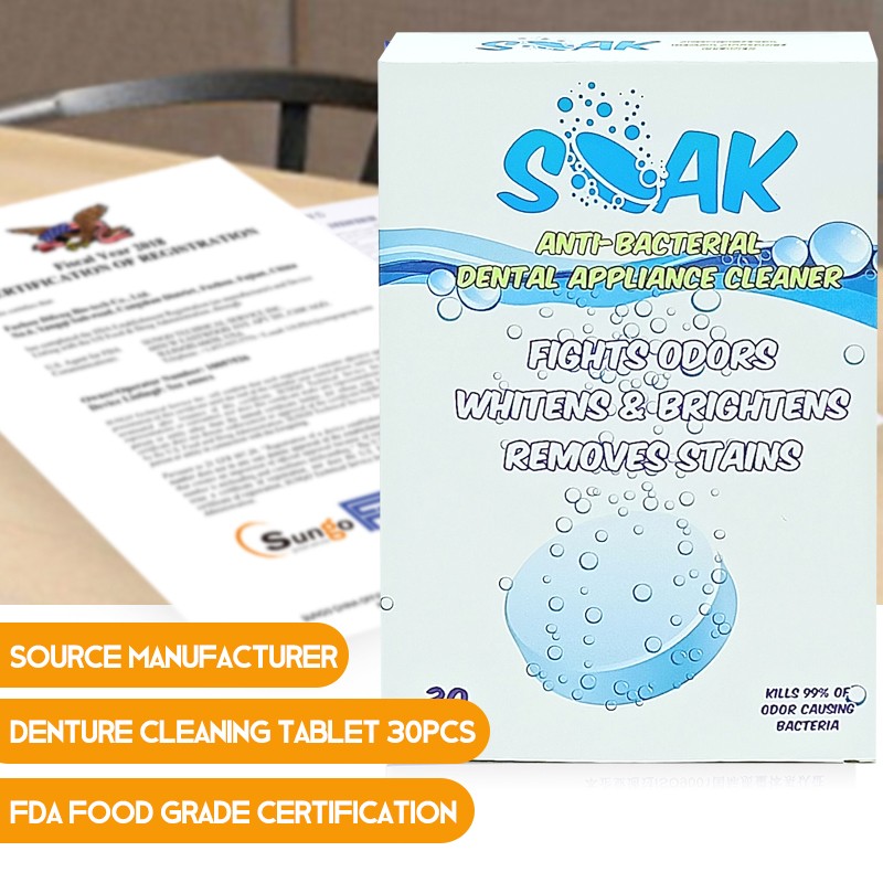 Dental Pod Tablets Factory - Sterilising Denture Retainers