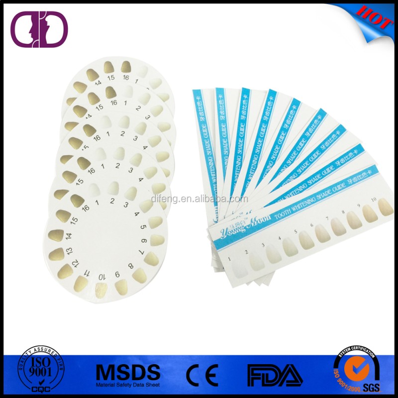 Paper Shade Guide Factory - China Source 250g 16 Colors