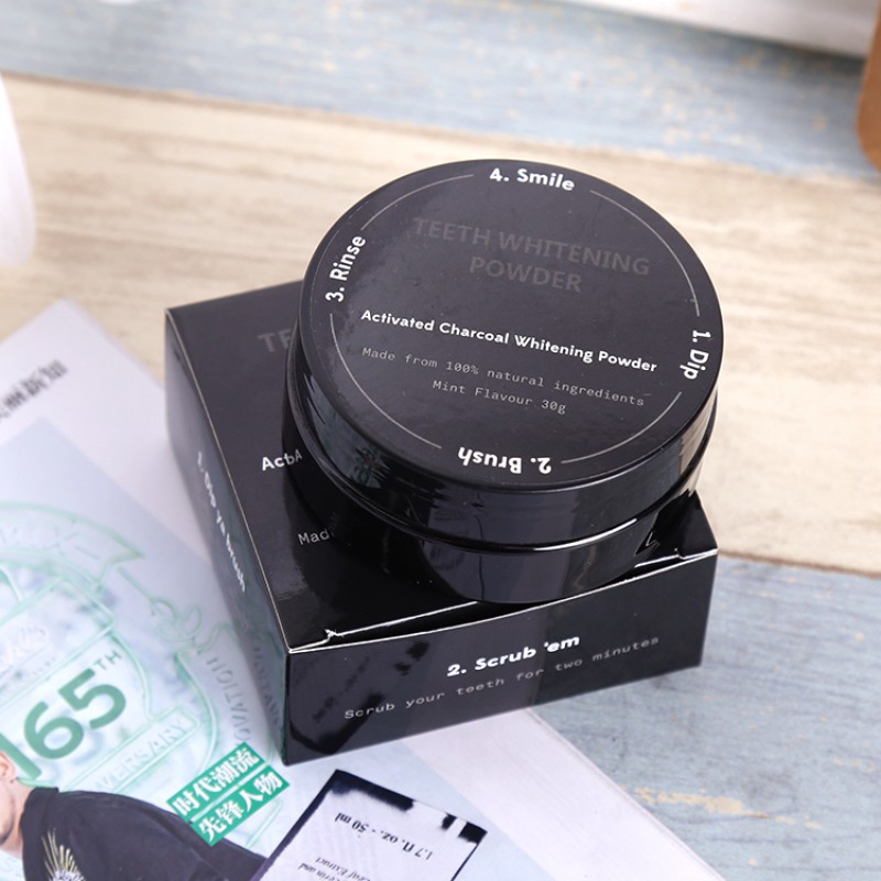 Charcoal Teeth Whitening Factory - 60G Box Bamboo Powder