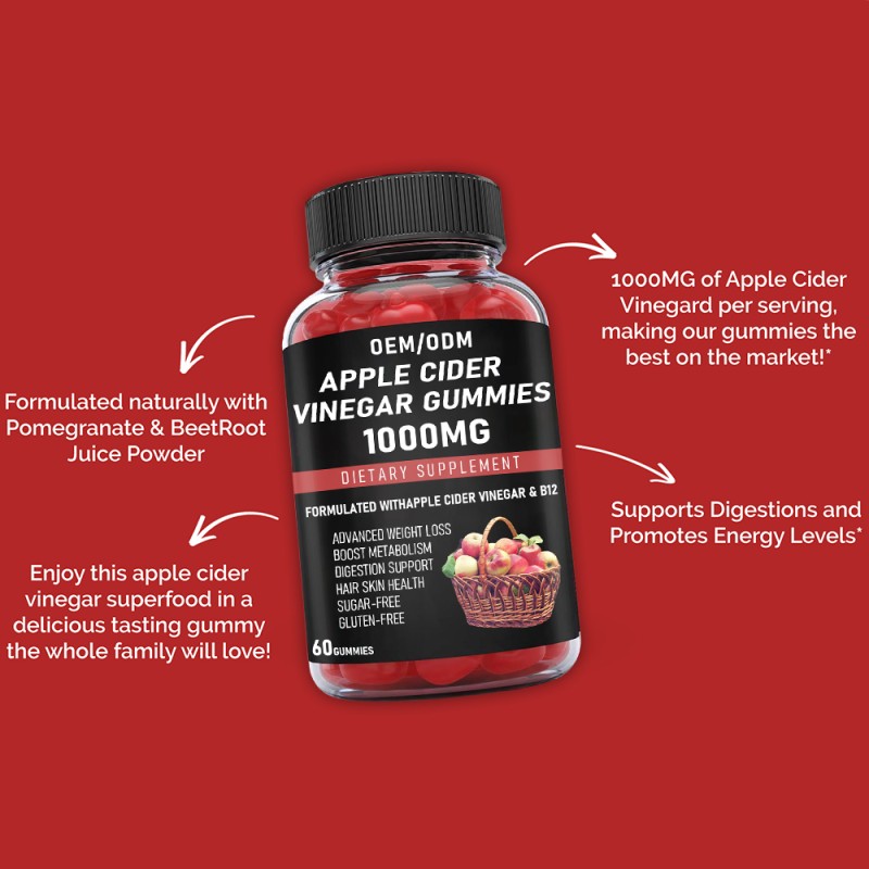 Apple Cider Vinegar Gummies Supplier - Pro Active Fat Burner