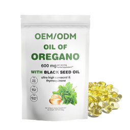 Oregano Oil Softgels Supplier - Carvacrol Herbal Adult Vitamin